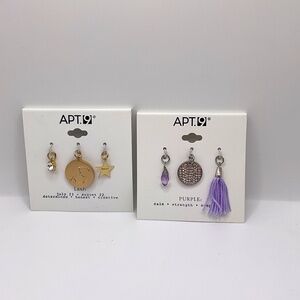 Apt.9 bracelet charms NWT